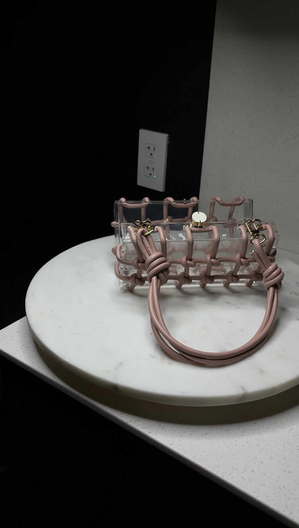 WHOLESALE CLEARANCE :Acrylic Clutch Bag Medium size ( 3pcs wholesale count )