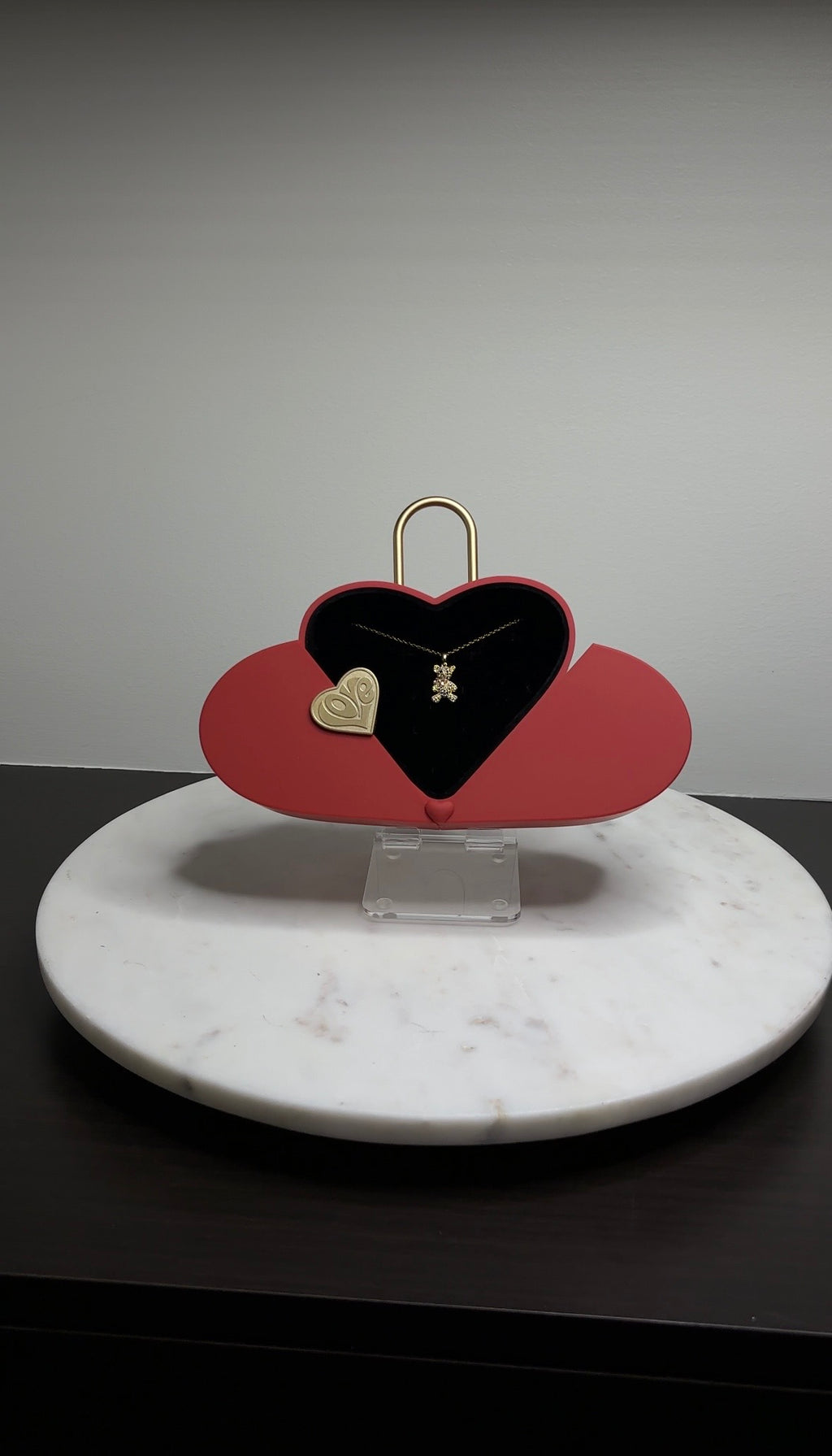 CLEARANCE : Bow Tie Bear Necklace